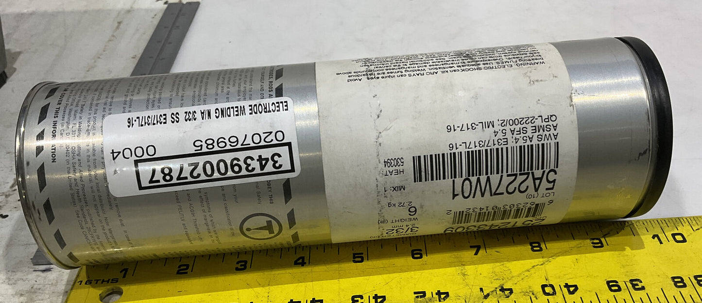 ESAB ARCALOY 317L-16 251243309 6LBS 3/32" WELDING ELECTRODES 373
