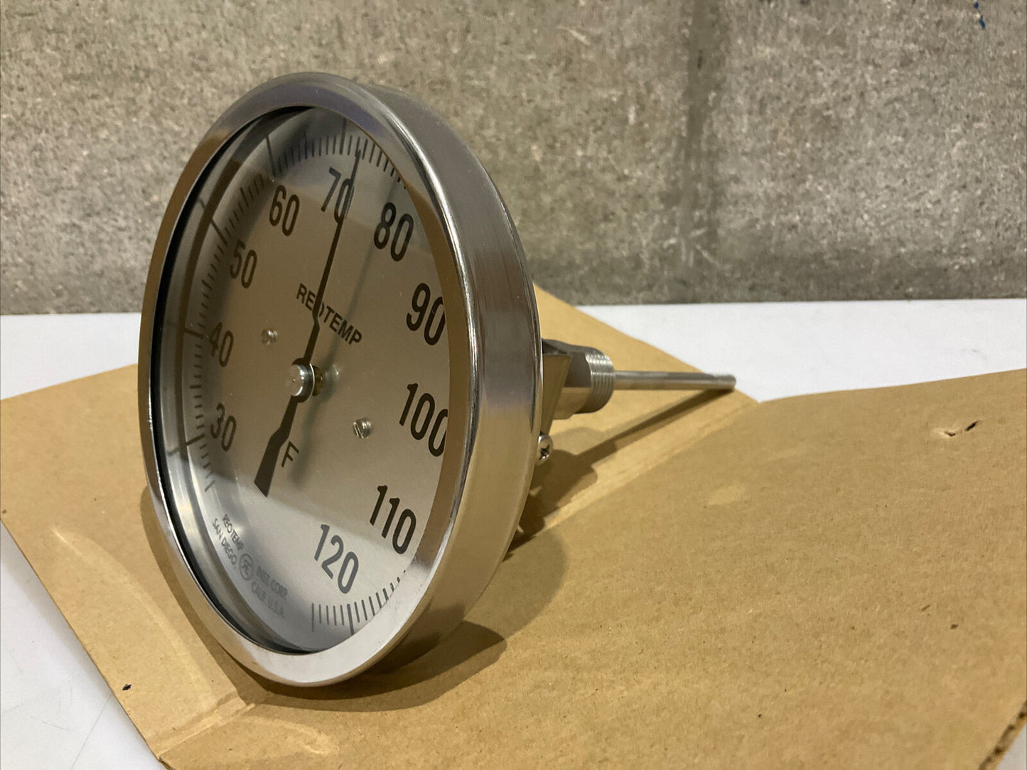 REOTEMP J 25-125 DEGREE THERMOMETER 4” STEM 373
