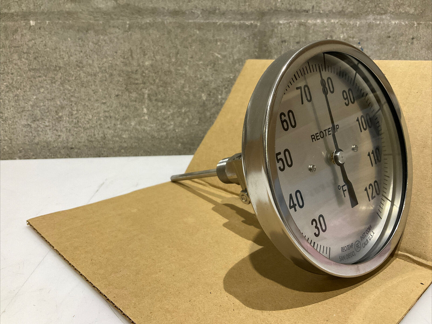 REOTEMP J 25-125 DEGREE THERMOMETER 4” STEM 373