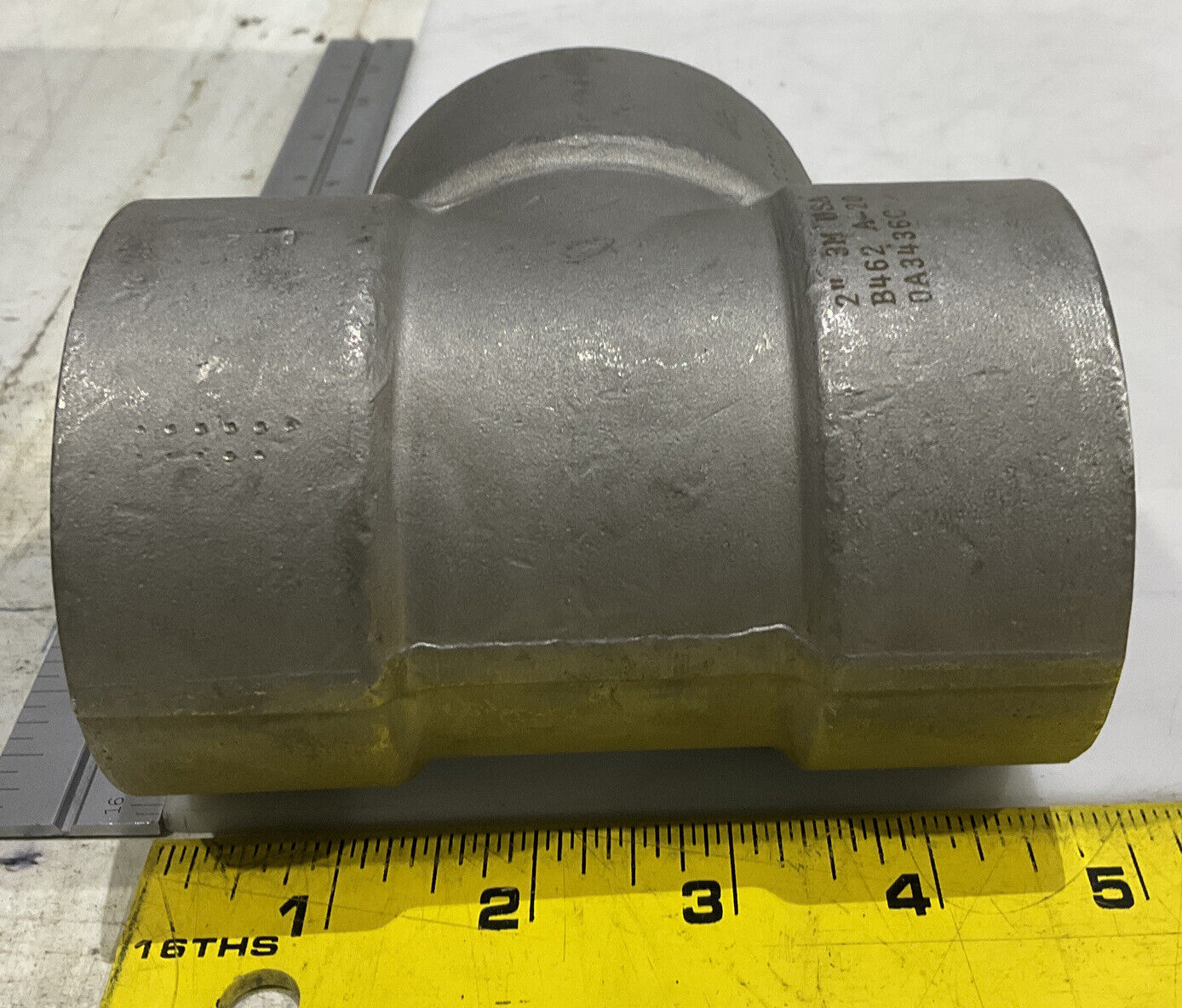 2" 3M ASP USA B16 A-20 CB D23 B462 TEE PIPE FITTING SOCKET WELD LOT OF 2 373
