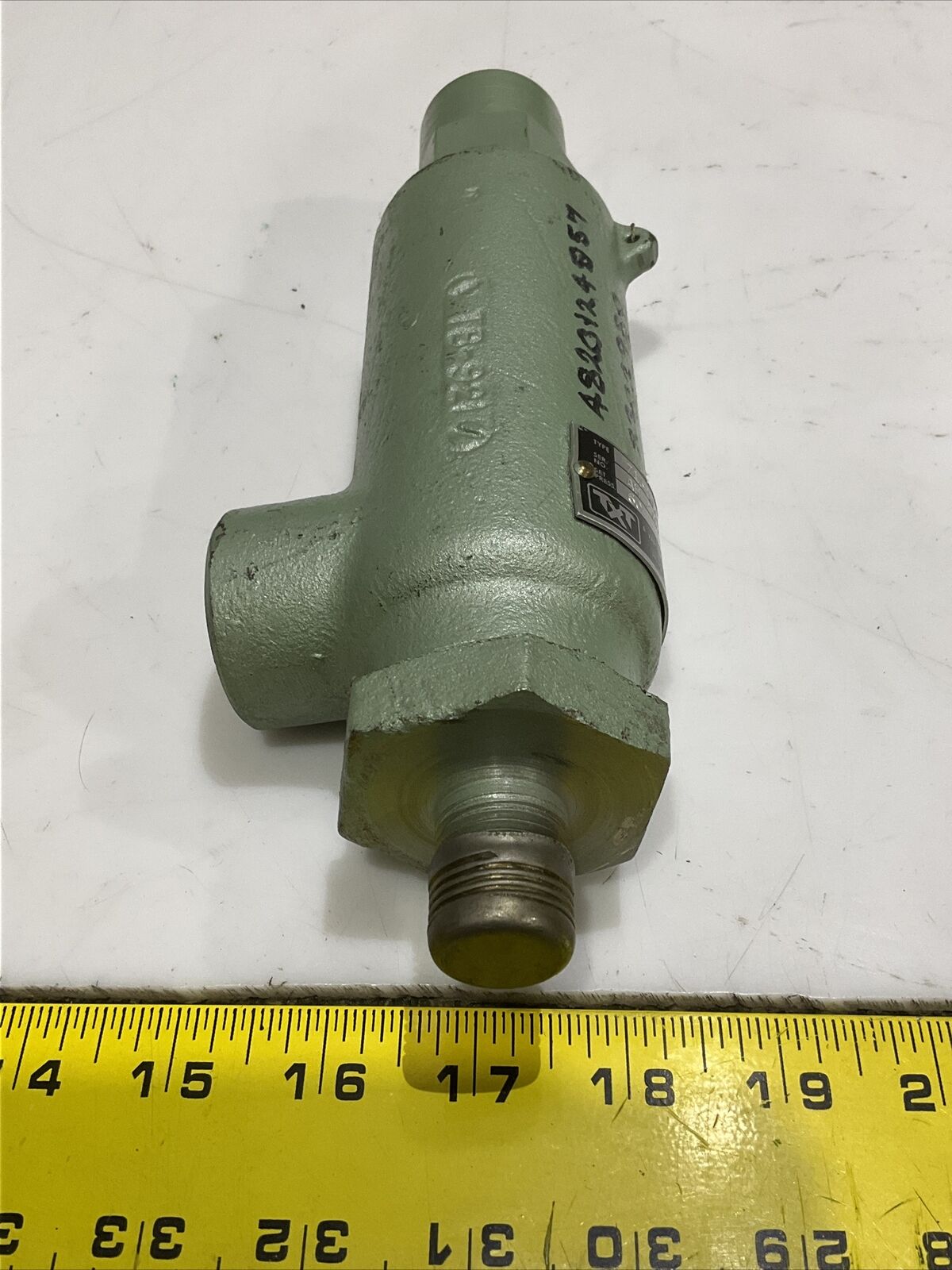 SAFETY RELIEF VALVE PRESSURE TXT 7132HOOAN SIZE AH-2757 .50X1 373