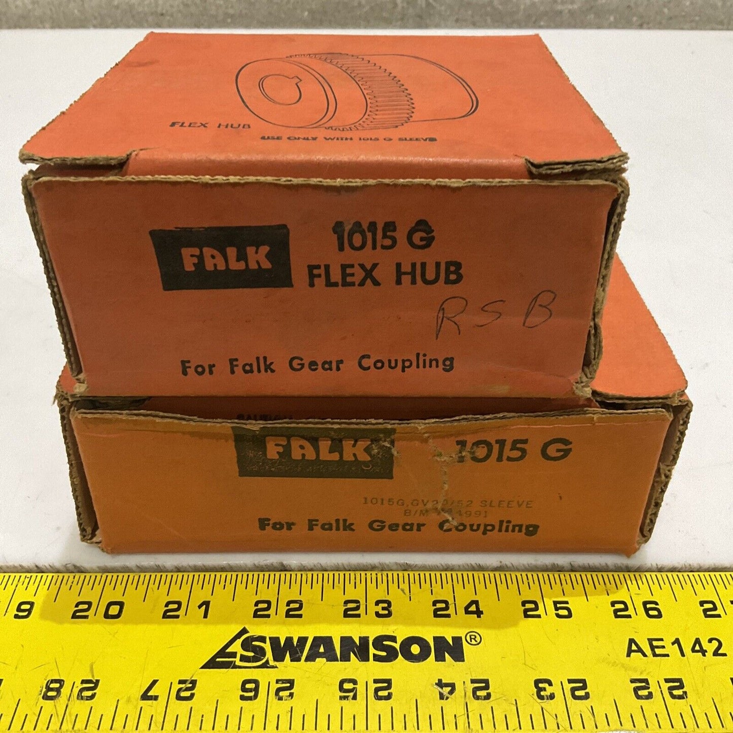 FALK 1015 G GVS0/52 SLEEVE & FLEX HUB FOR FALK GEAR COUPLING 373