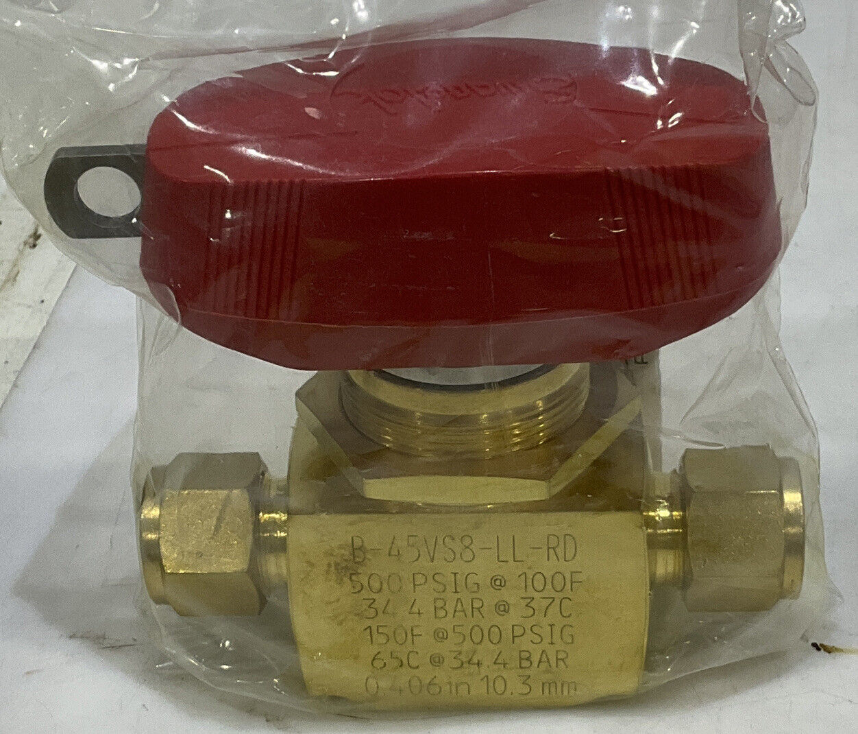 SWAGELOK B-45VS8-LL-RD BALL VALVE 373