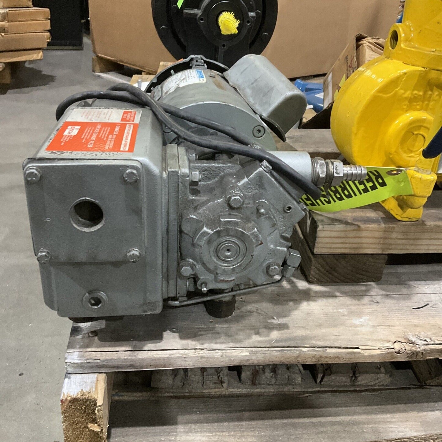 BUSCH RL 0012-B001-1001 VACCUM PUMP W/ MARATHON ELECTRIC MOTOR VV56C17F5318B 474