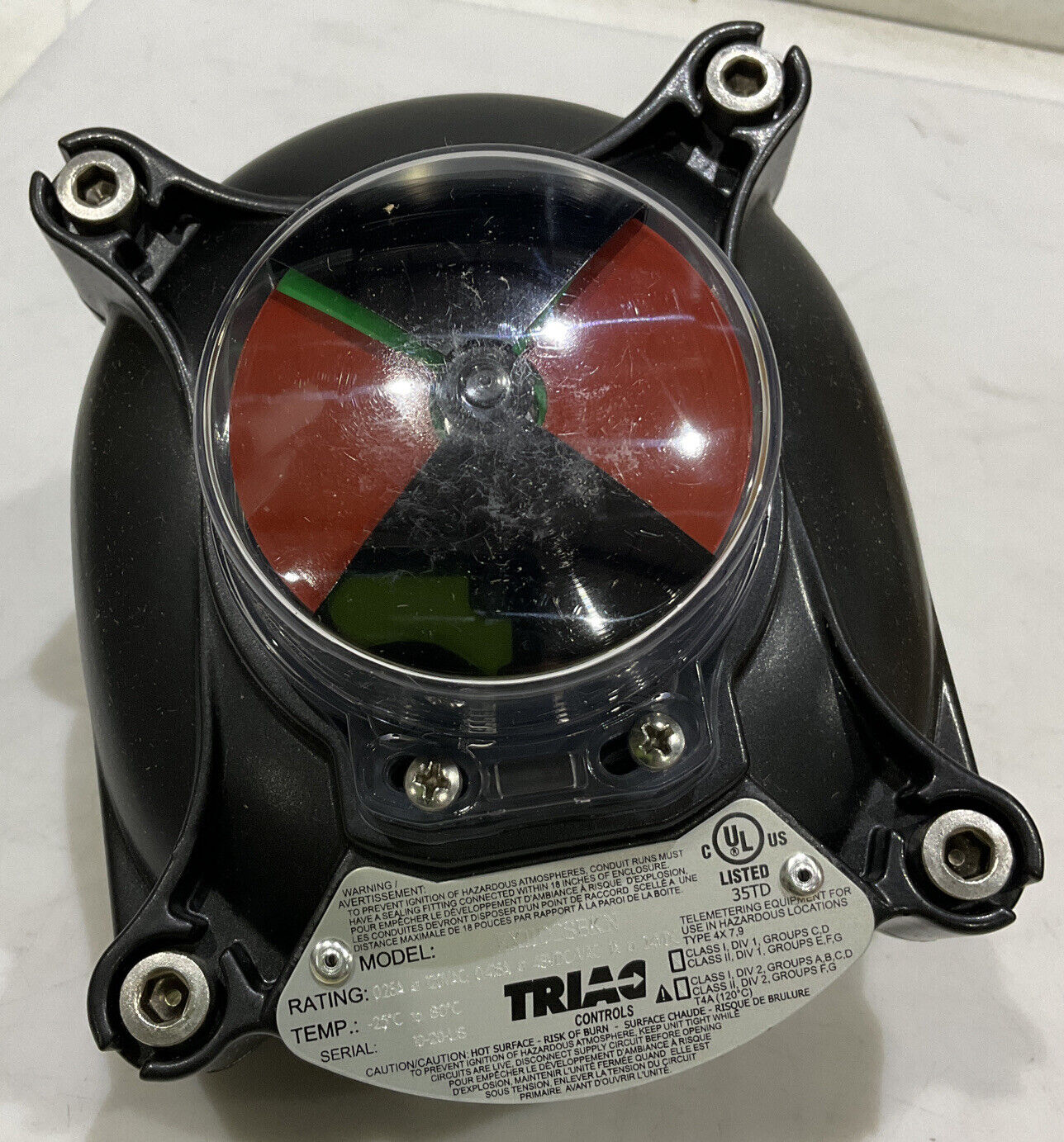 TRIAC SOLDO CONTROLS EX11D2SBKN EXPLOSION PRO INDICATOR 373