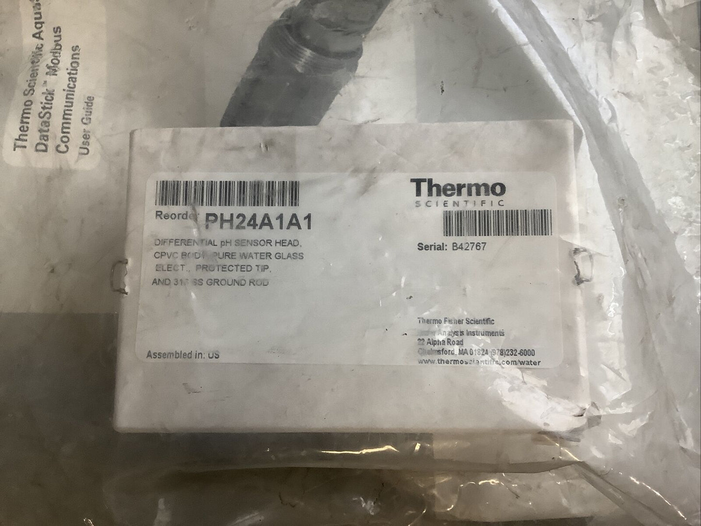 THERMO FISHER SCIENTIFIC PH24A1A1 DIFFERENTIAL PH SENSOR HEAD 476
