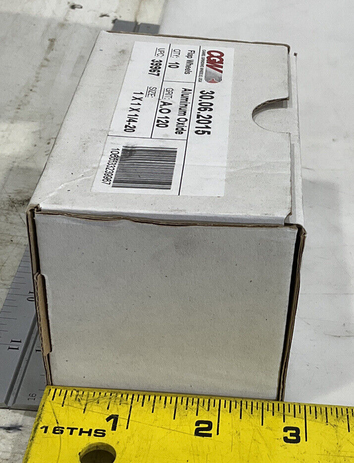 CGW 30.06.2015 ALUMINUM OXIDE FLAP WHEELS LOT OF 10 373
