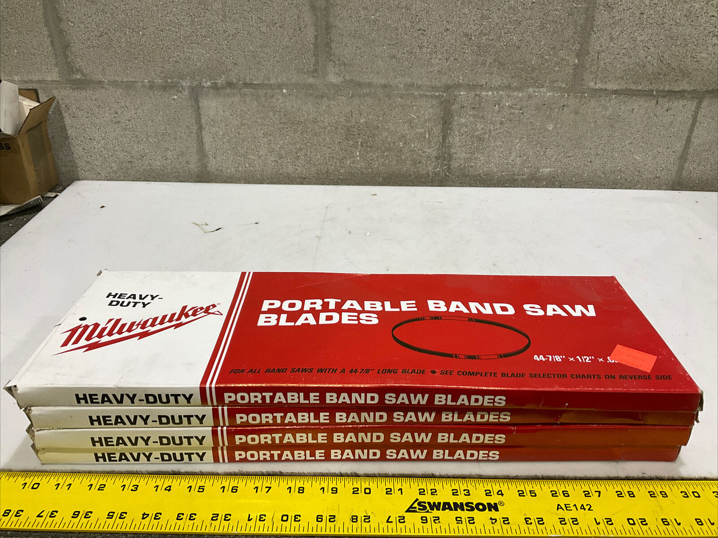 MILWAUKEE 48-39-0090 PORTABLE BAND SAW BLADES 44-7/8” X 1/2” X .020 373