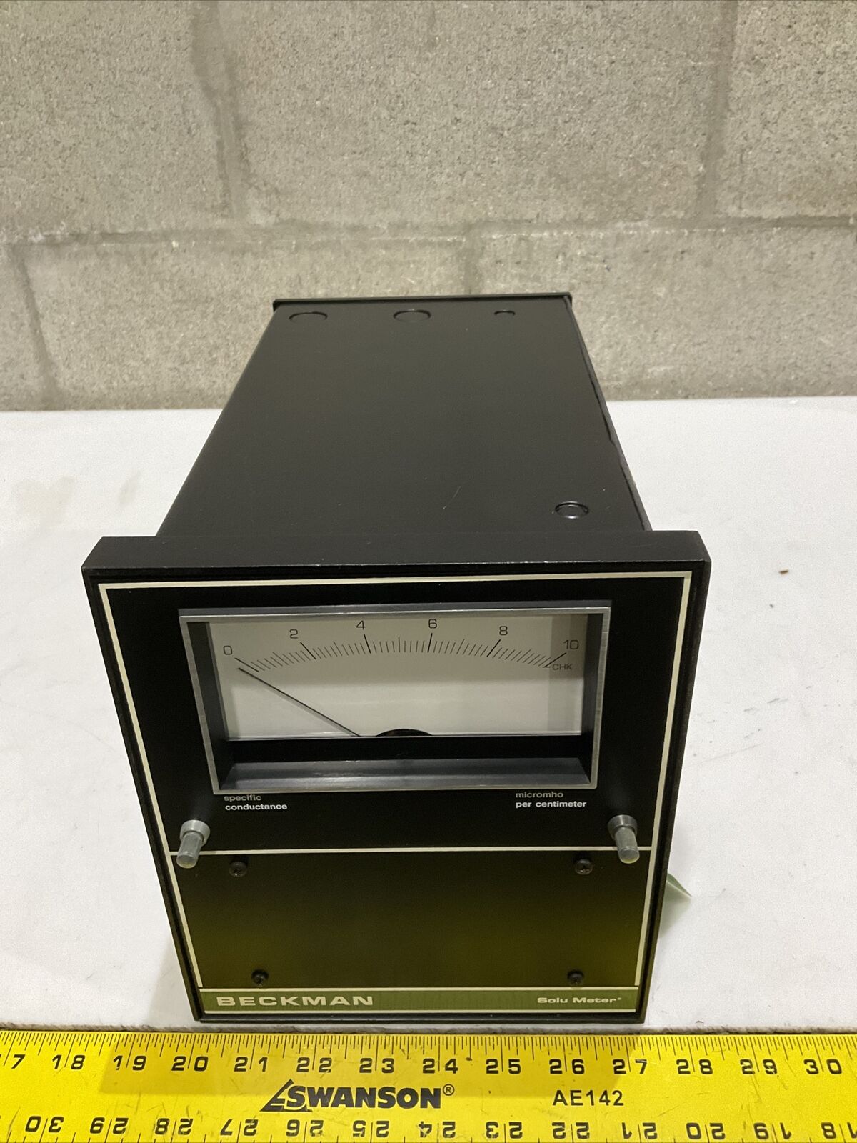 BECKMAN RA-6 RA6-A03A-J-KF-M2 SOLU METER CONDUCTIVITY CONTROLLER 373