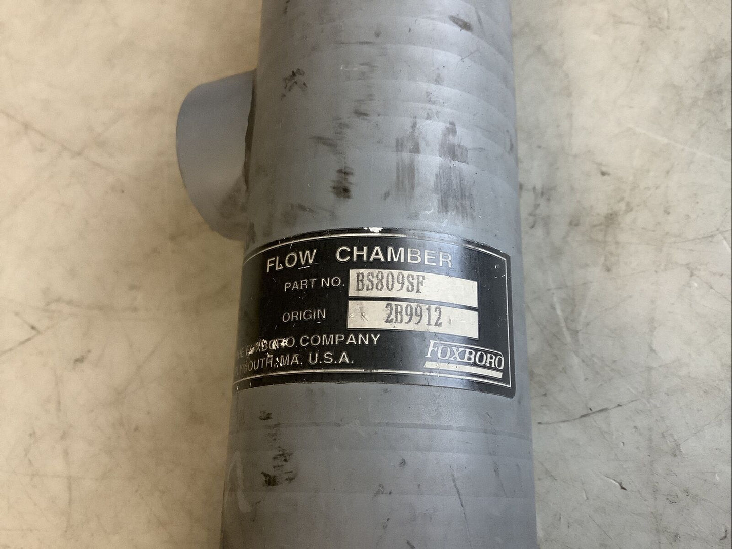 FOXBORO 871CR-A1T1J1A1 CONDUCTIVITY RESISTIVITY CELL W/ BS809SF 476