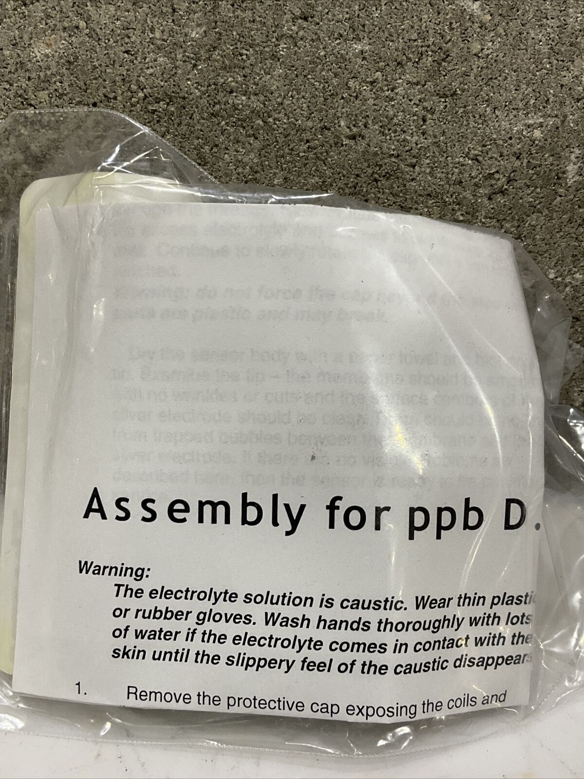 THERMO 221594-A01 D.O ELECRODE MAINTENANCE KIT MEMBRANE MODULE & IFS 373