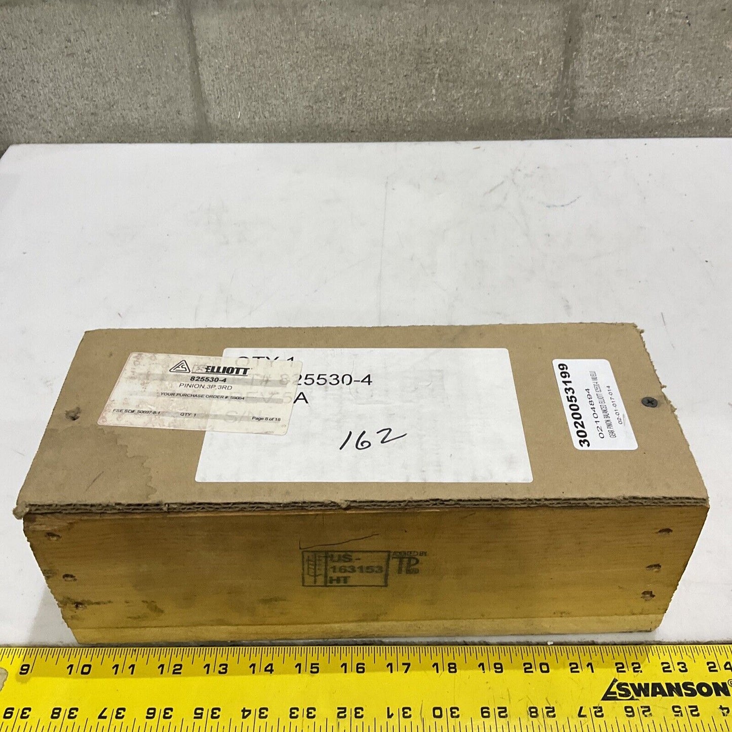 ELLIOT 825530-4 BALANCED GEAR PINION 3RD STAGE 3P 373