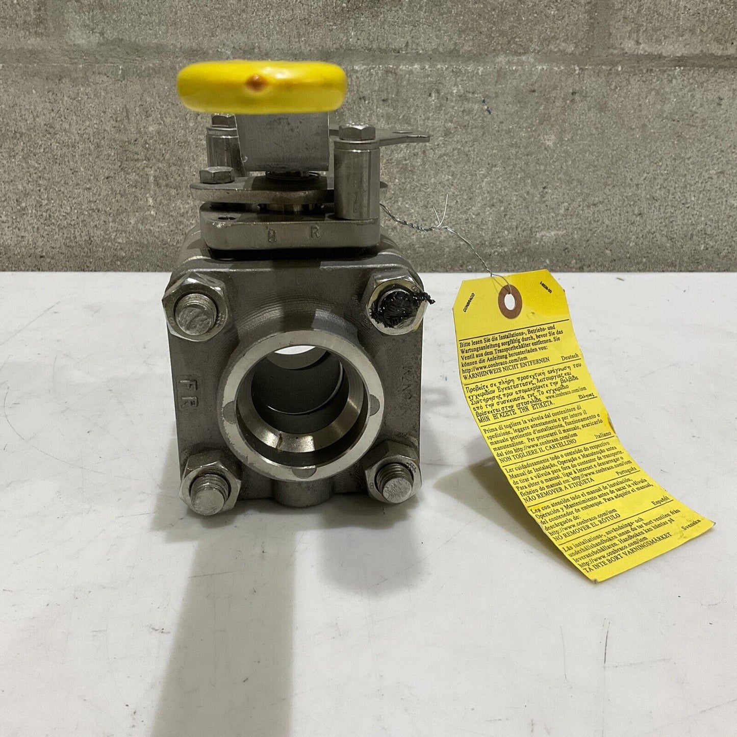 APOLLO 86C20701 B473 SOCKET WELD BALL & STEAM VALVE 600 CL B16.34 1-1/2” 373