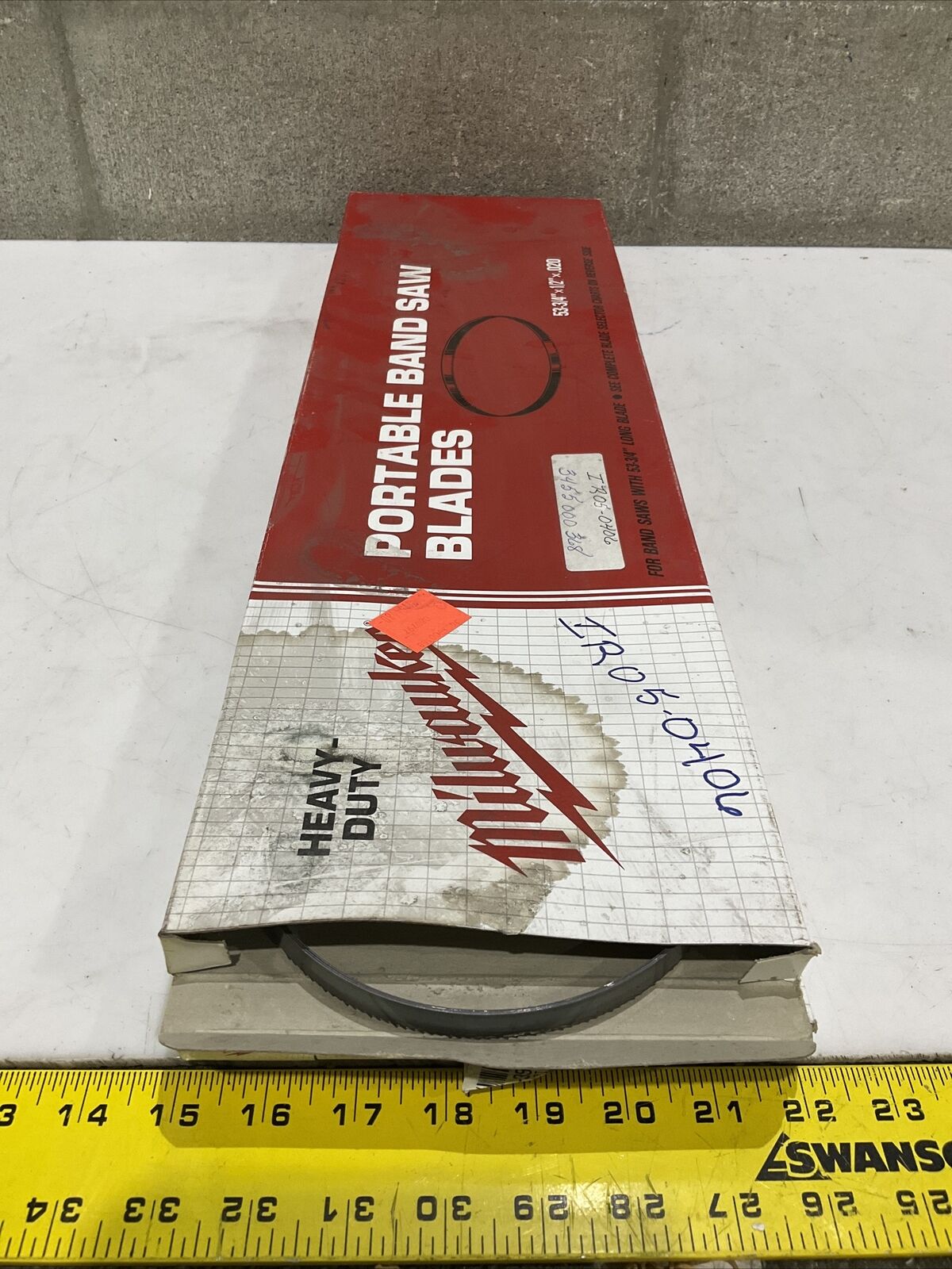 MILWAUKEE 48-39-0150 BAND SAW BLADE 3PK 53-3/4” X 1/2” X .020 LOT OF 2 373