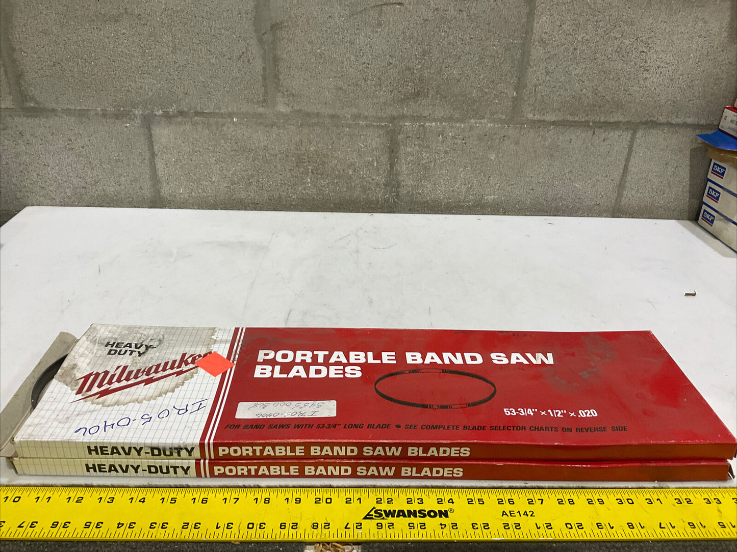 MILWAUKEE 48-39-0150 BAND SAW BLADE 3PK 53-3/4” X 1/2” X .020 LOT OF 2 373