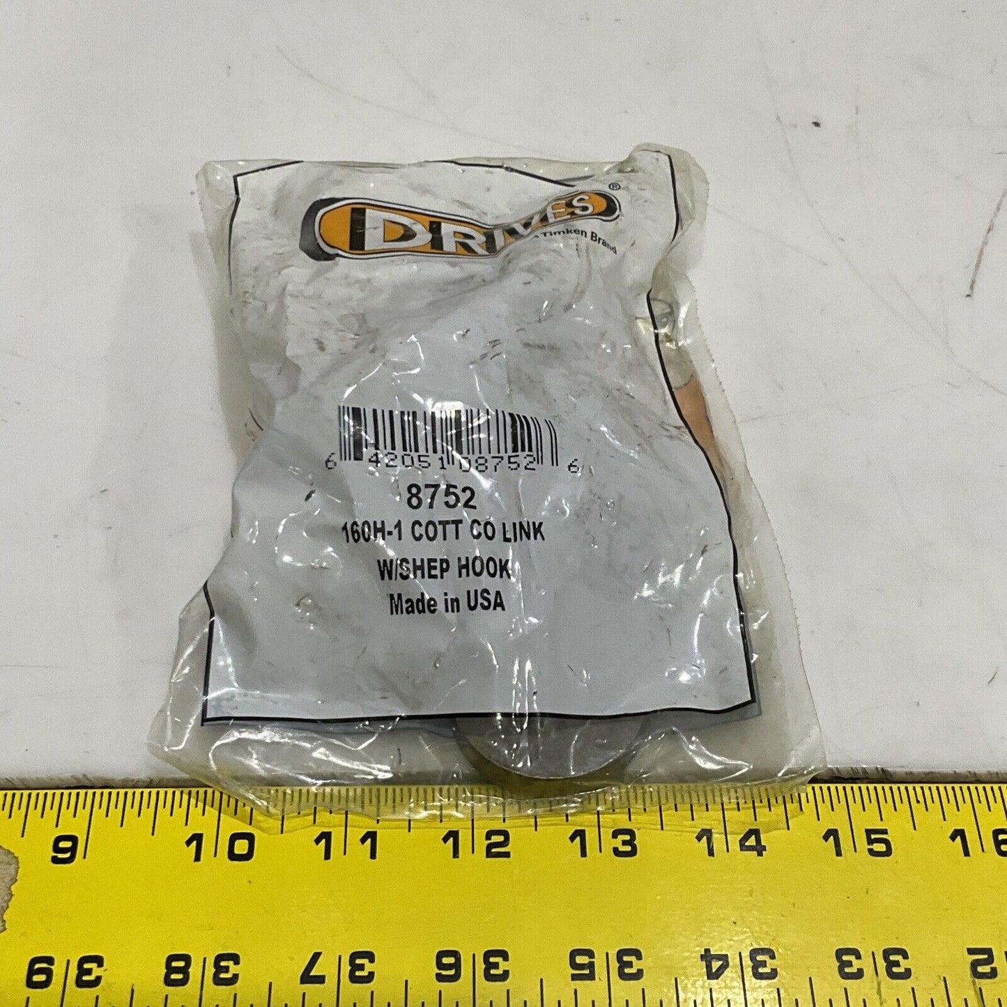 TIMKEN DRIVES 8752 160H-1 COTT CO LINK W/ SHEP HOOK LOT OF 3 373