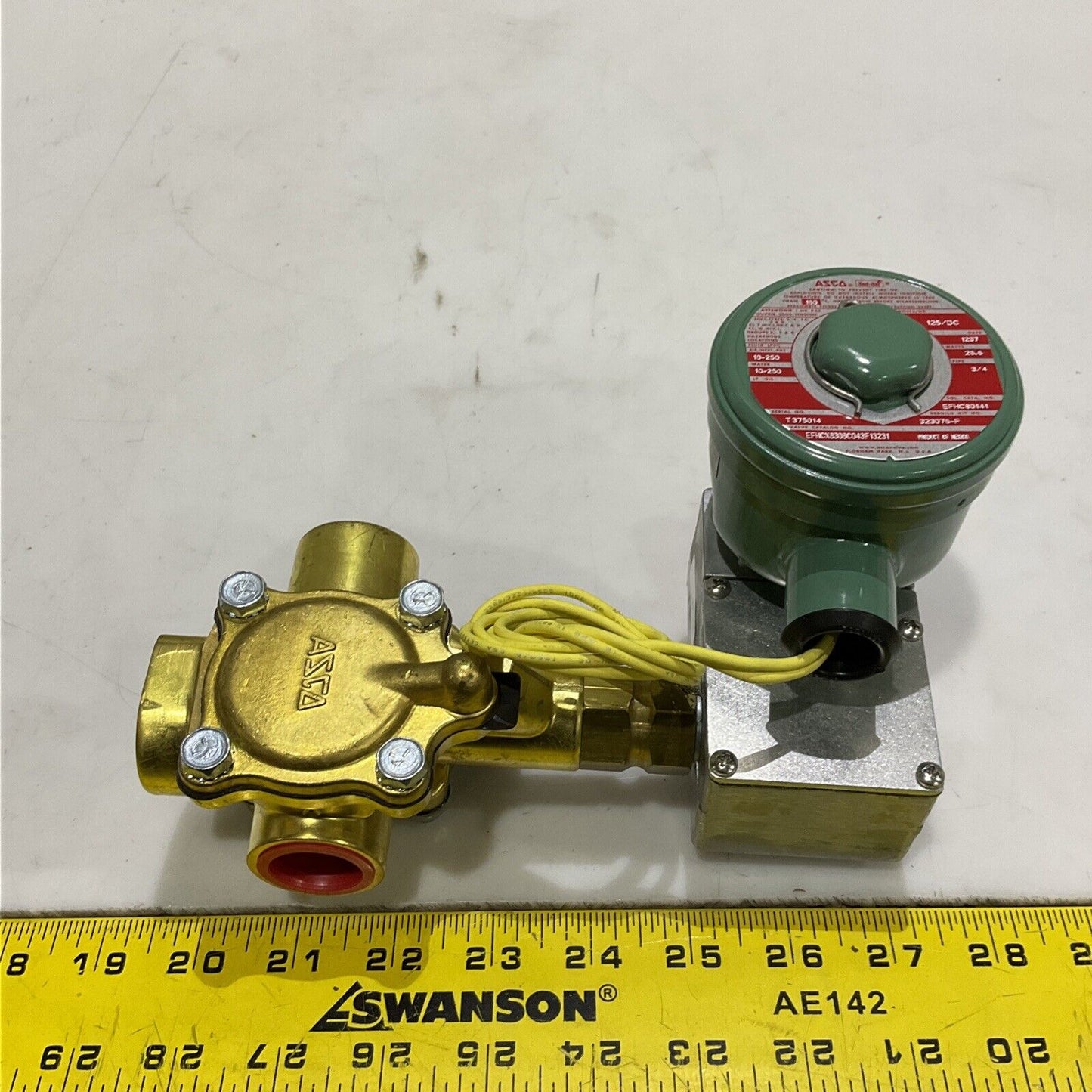 ASCO EFHCX8308C043F13231 SOLENOID VALVE 3-WAY 373