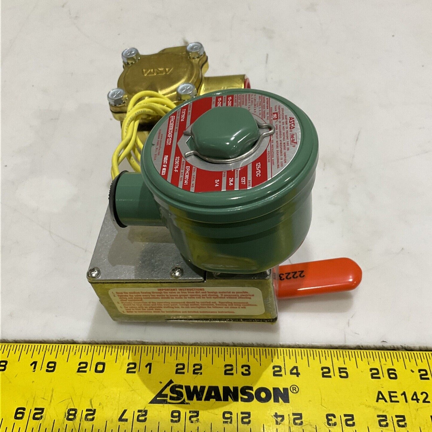 ASCO EFHCX8308C043F13231 SOLENOID VALVE 3-WAY 373