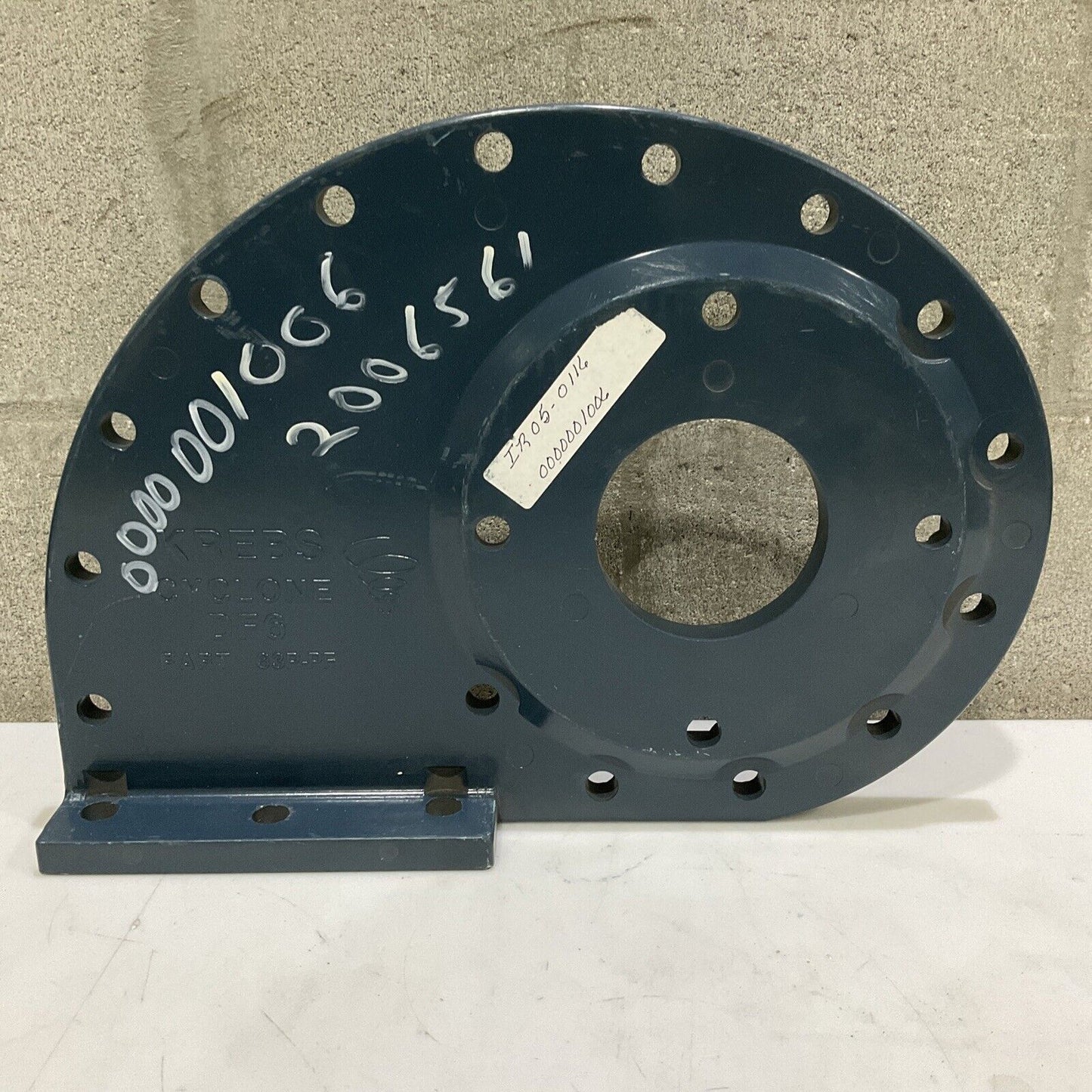 KREBS CYCLONE DF6 63P-PF FIBERGLASS TOP PLATE COVER 373