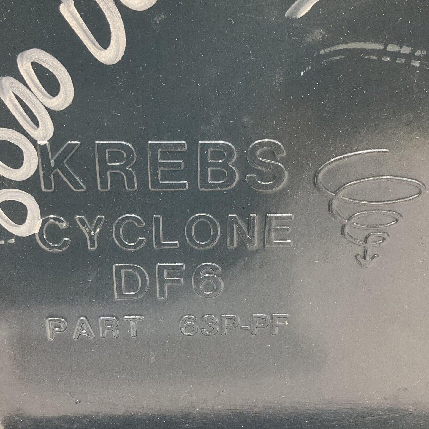 KREBS CYCLONE DF6 63P-PF FIBERGLASS TOP PLATE COVER 373