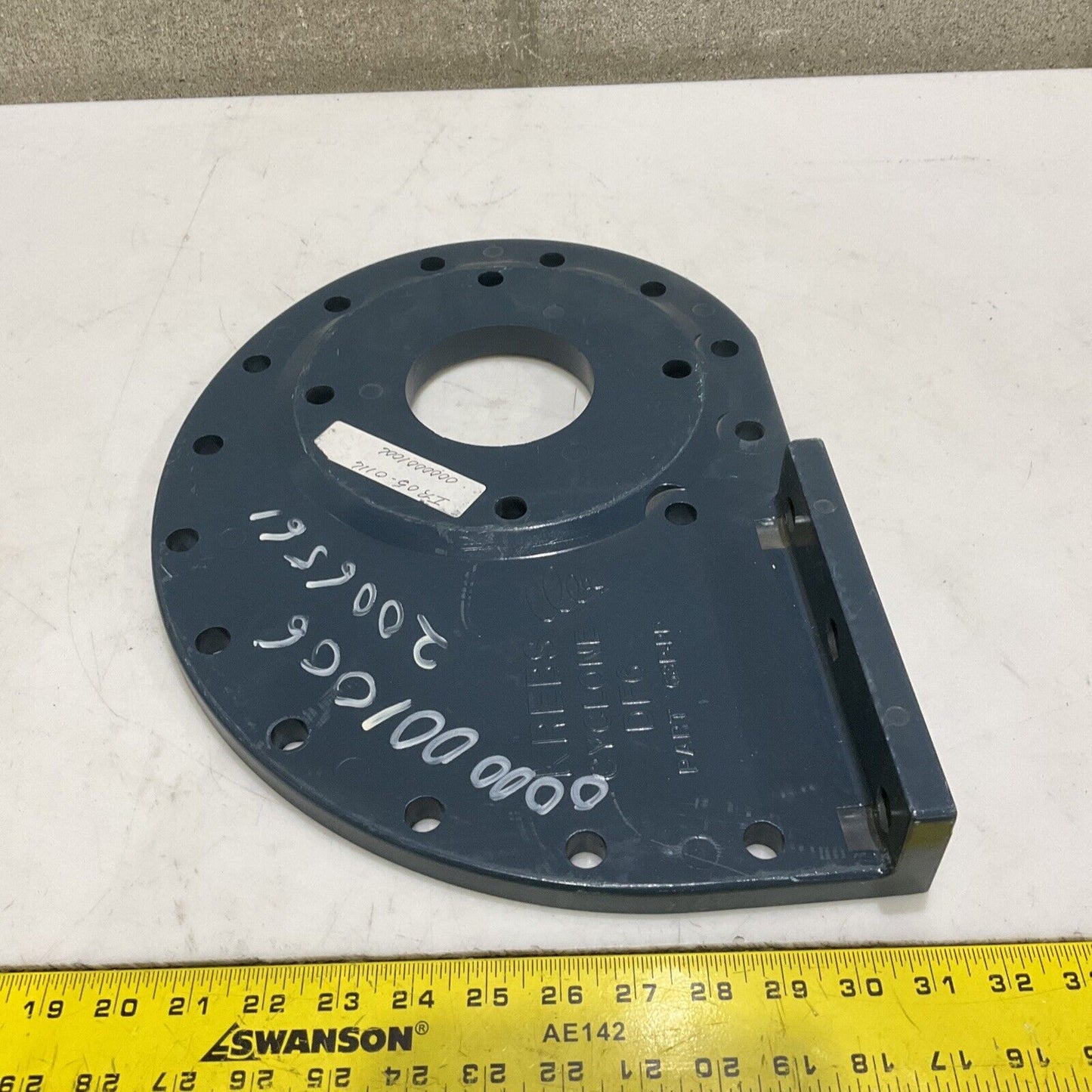 KREBS CYCLONE DF6 63P-PF FIBERGLASS TOP PLATE COVER 373
