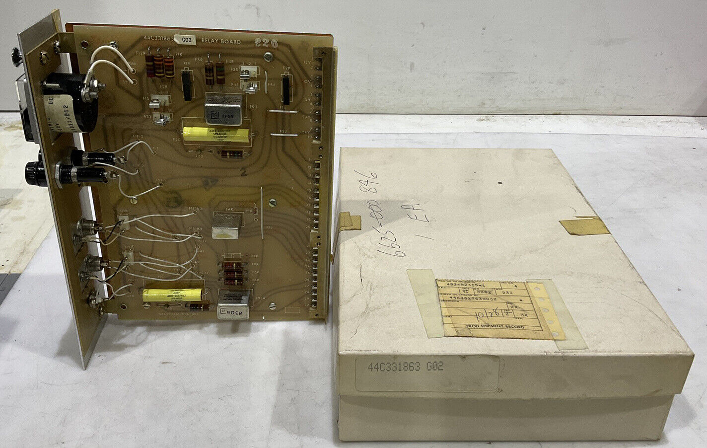 GENERAL ELECTRIC 44C331863G02 RELAY BOARD OUTPUT REGULATOR 373
