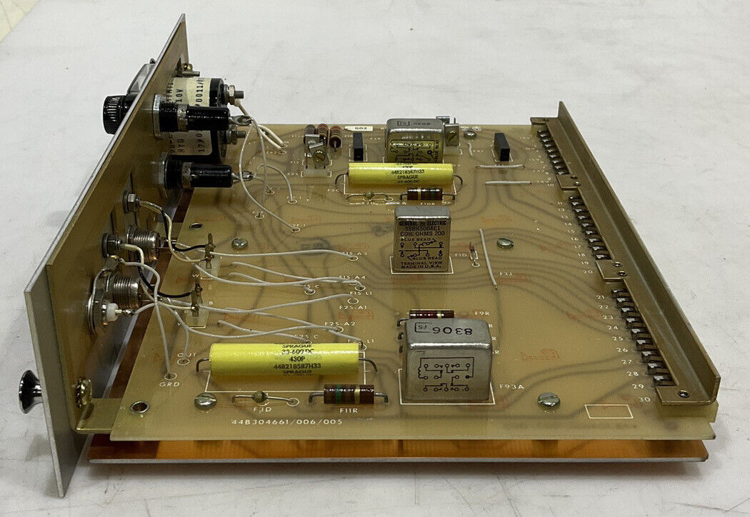 GENERAL ELECTRIC 44C331863G02 RELAY BOARD OUTPUT REGULATOR 373