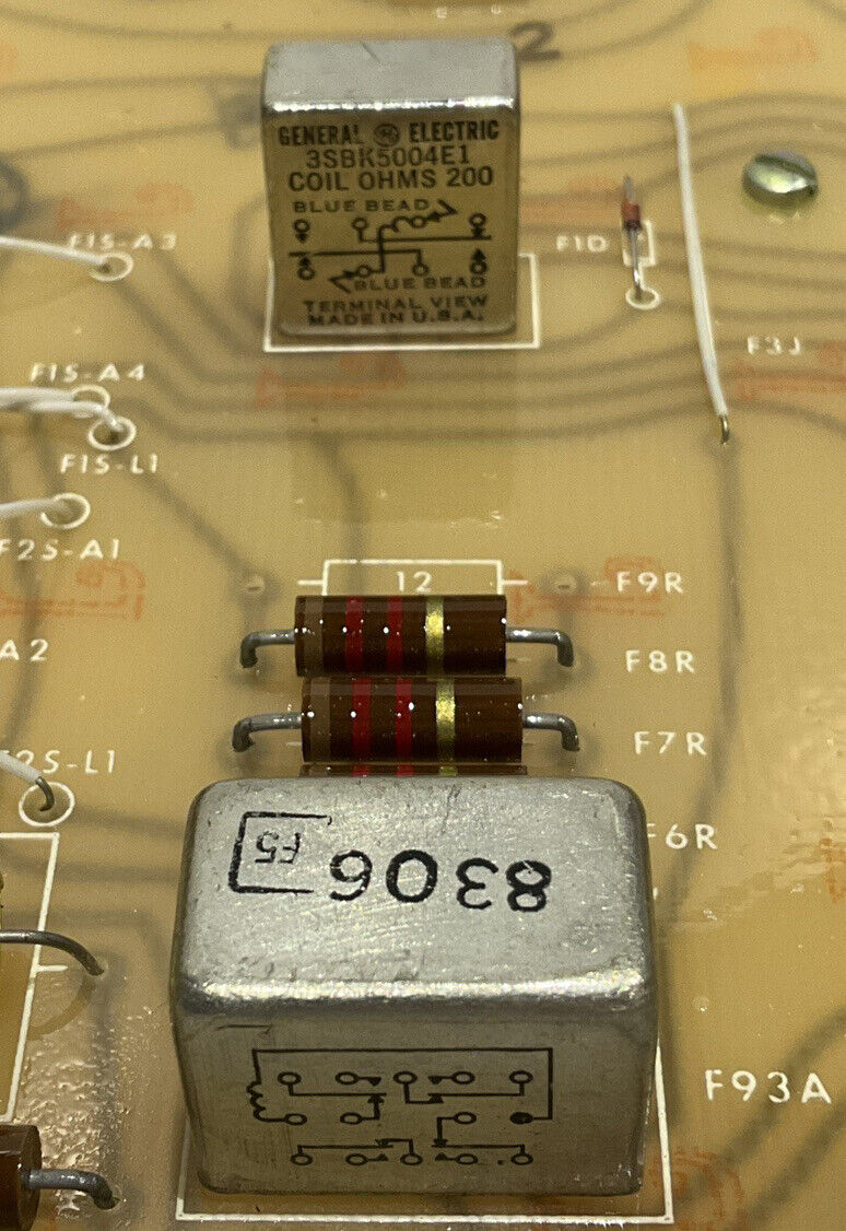 GENERAL ELECTRIC 44C331863G02 RELAY BOARD OUTPUT REGULATOR 373