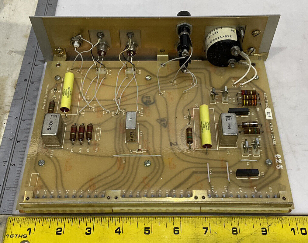 GENERAL ELECTRIC 44C331863G02 RELAY BOARD OUTPUT REGULATOR 373