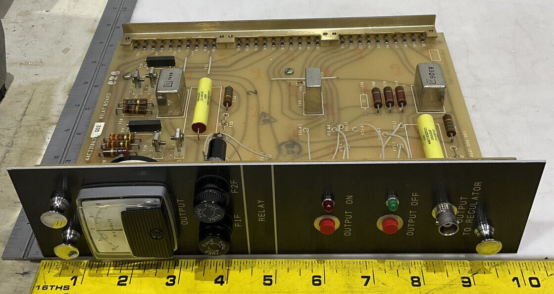 GENERAL ELECTRIC 44C331863G02 RELAY BOARD OUTPUT REGULATOR 373