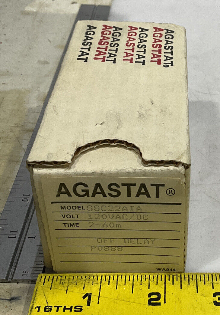 AGASTAT SSC22AIA TIMING RELAY 120VAC/DC 373