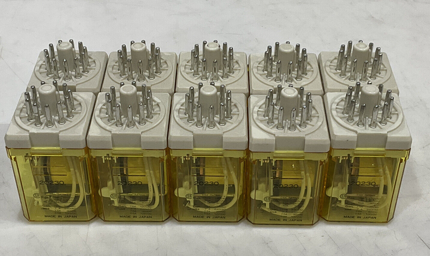 IUCC RR3PA-U AC120V 20230 RELAY LOT OF 10 373