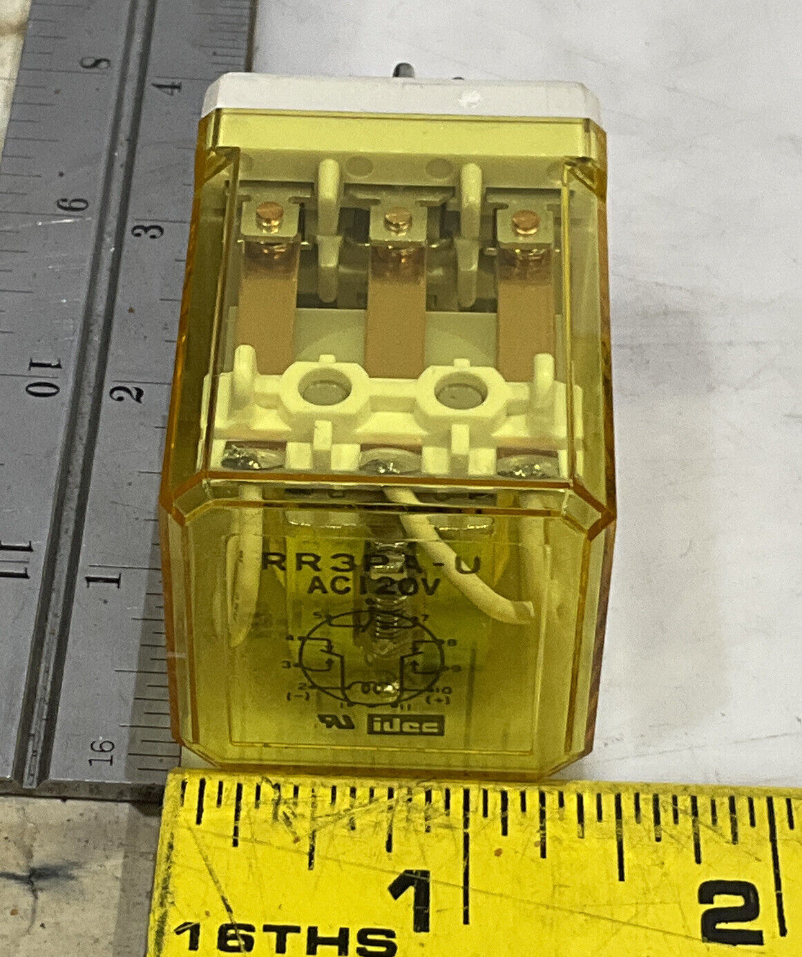 IUCC RR3PA-U AC120V 20230 RELAY LOT OF 10 373