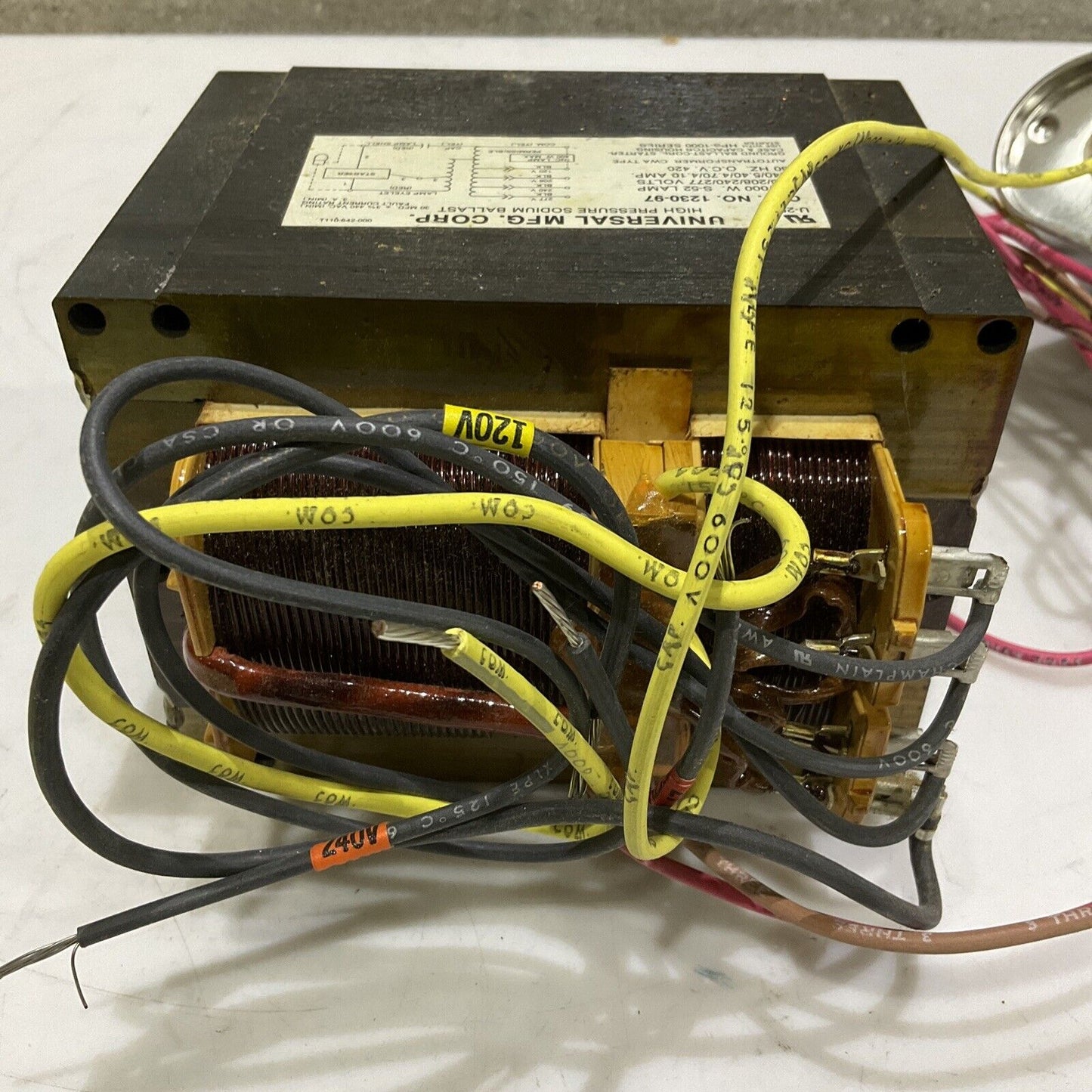 UNIVERSAL 1230-97 H.I.D REPLACEMENT KIT 1000 W 60 HZ 277 V 373