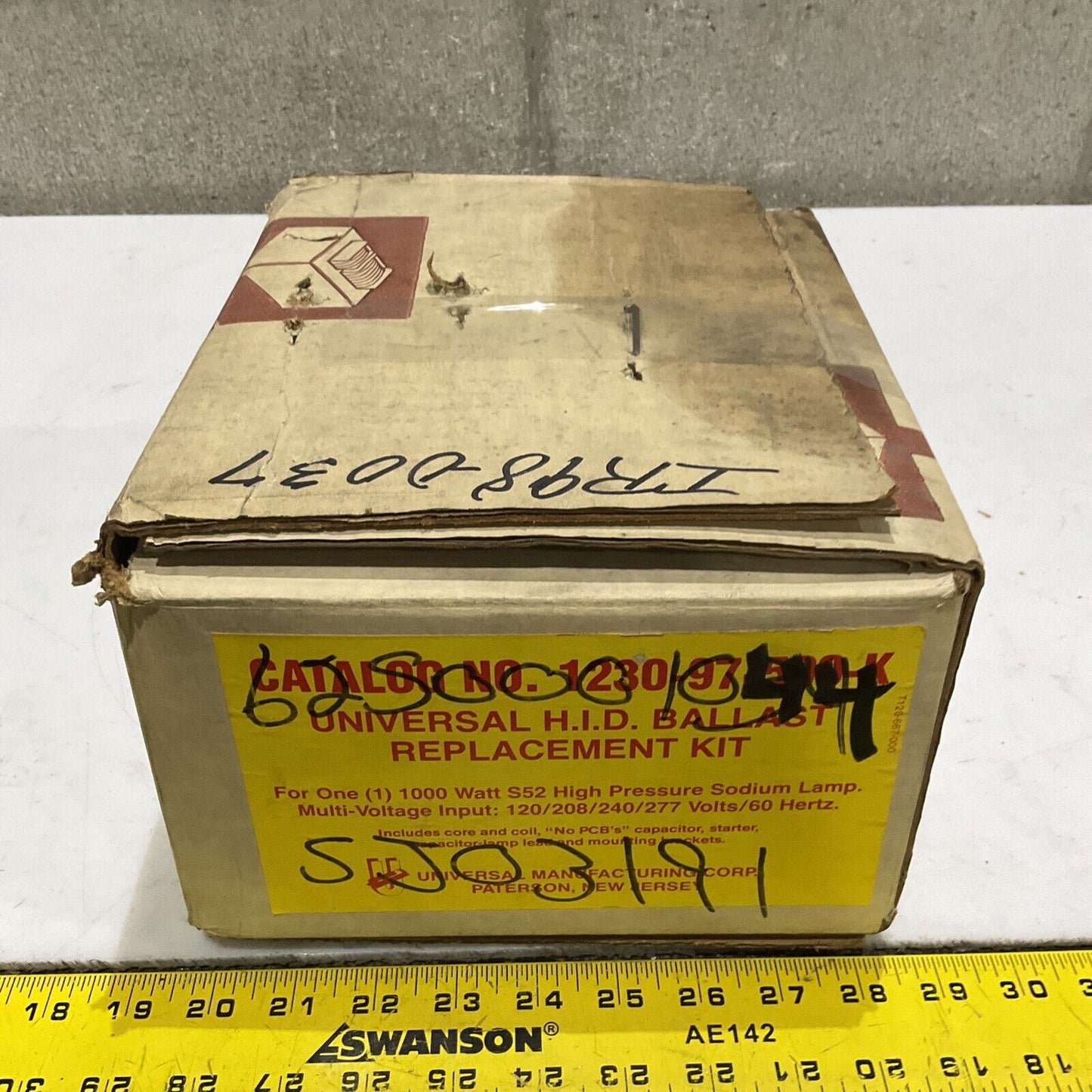 UNIVERSAL 1230-97 H.I.D REPLACEMENT KIT 1000 W 60 HZ 277 V 373