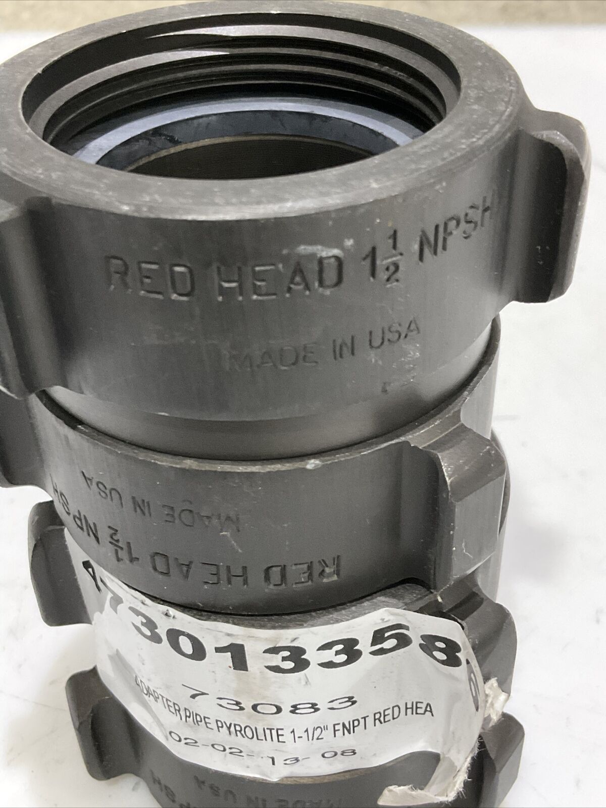RED HEAD RH-35-25X25 PYROLITE DOUBLE SWIVEL ADAPTER 1-1/2” LOT OF 2 373