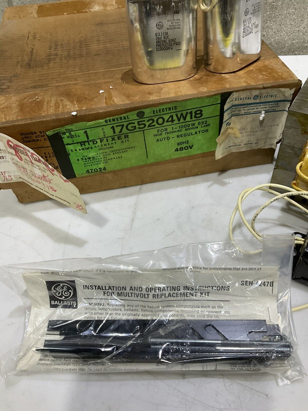 GENERAL ELECTRIC 17G5204W18 GEH-42478 HID REPLACEMENT KIT 373