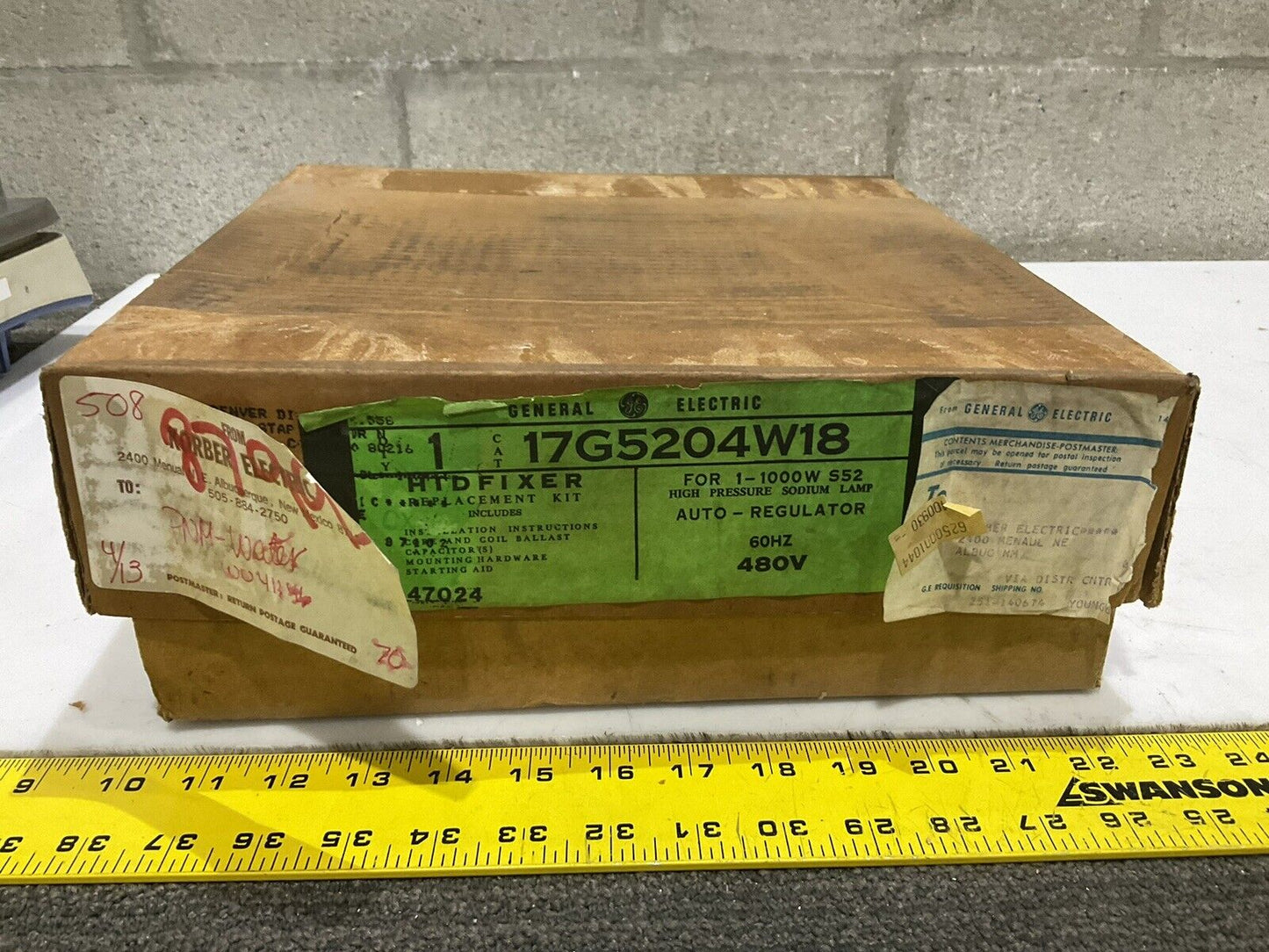 GENERAL ELECTRIC 17G5204W18 GEH-42478 HID REPLACEMENT KIT 373