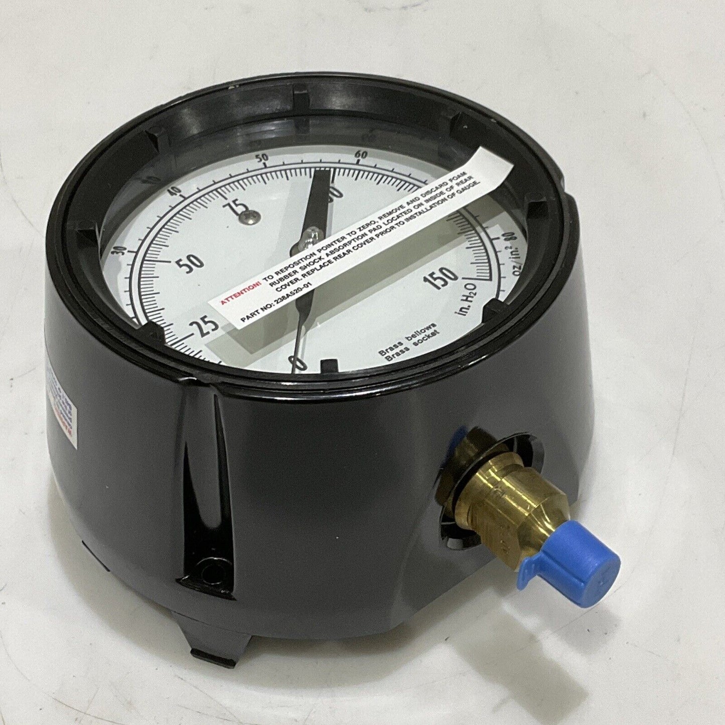 ASHCROFT 1KA17460-012 45 118AS 02L BELLOWS GAUGE 4-1/2 150/W/ZSI 373