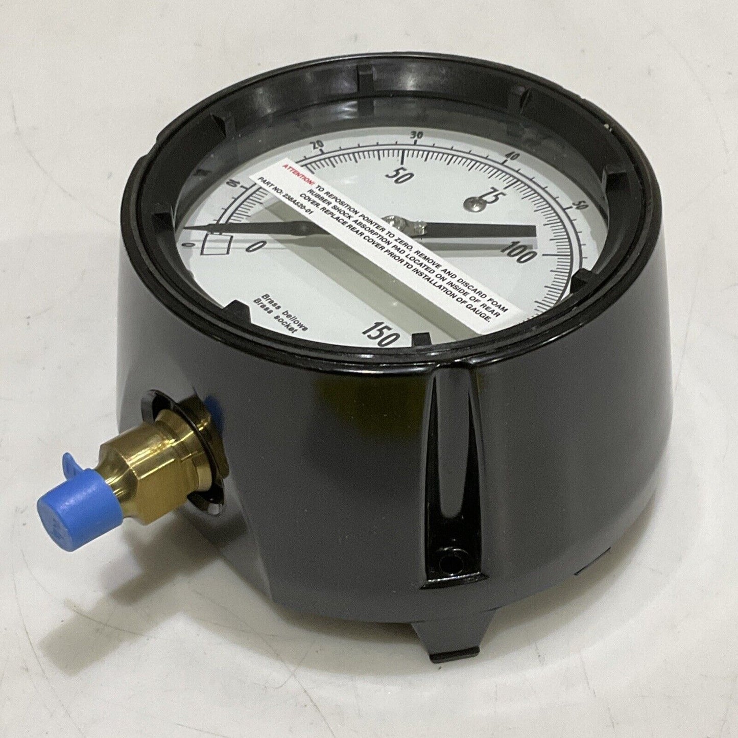 ASHCROFT 1KA17460-012 45 118AS 02L BELLOWS GAUGE 4-1/2 150/W/ZSI 373