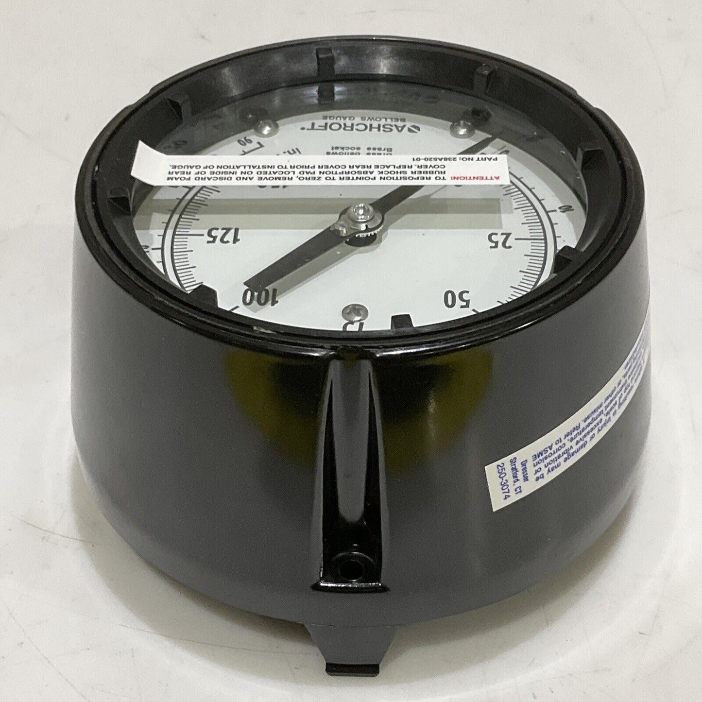 ASHCROFT 1KA17460-012 45 118AS 02L BELLOWS GAUGE 4-1/2 150/W/ZSI 373