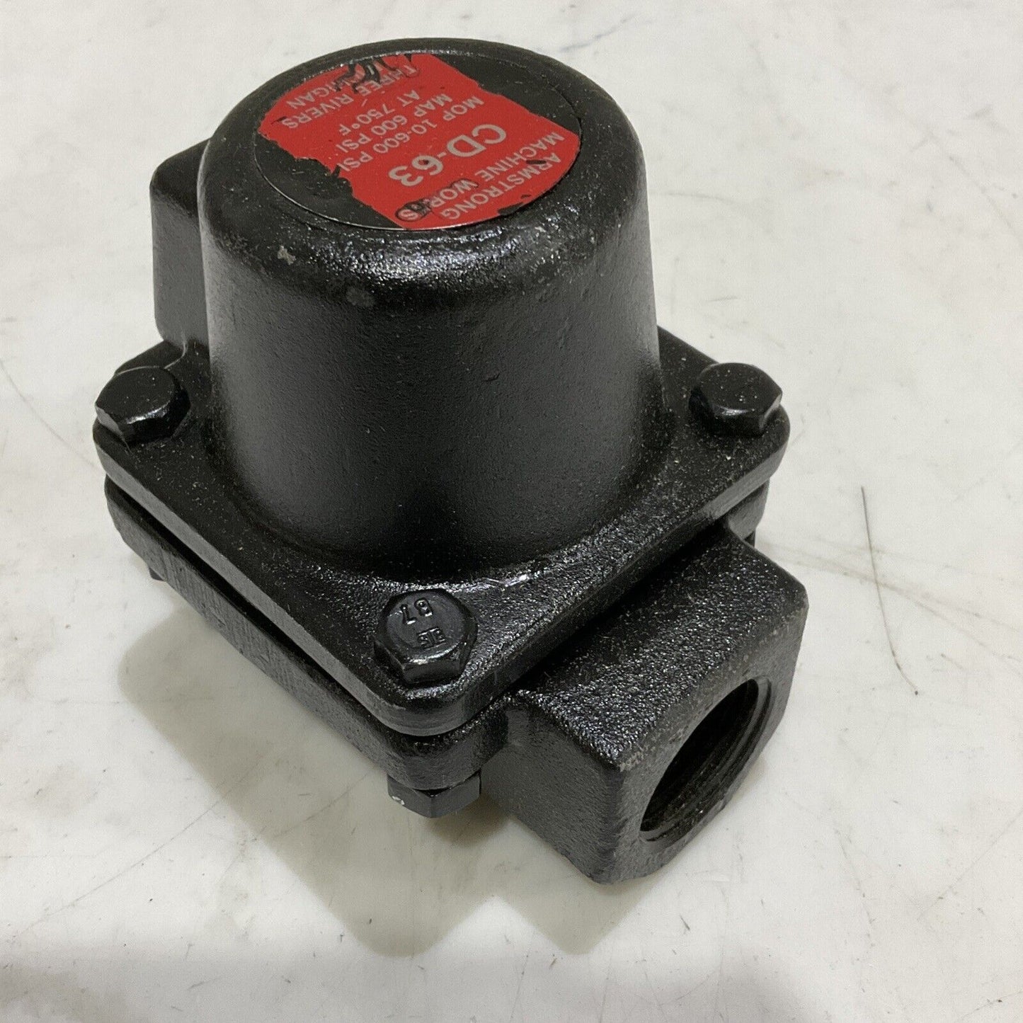 ARMSTRONG MACHINE WORKS CD-63 STEAM TRAPS 10-600 PSI 750 F 373