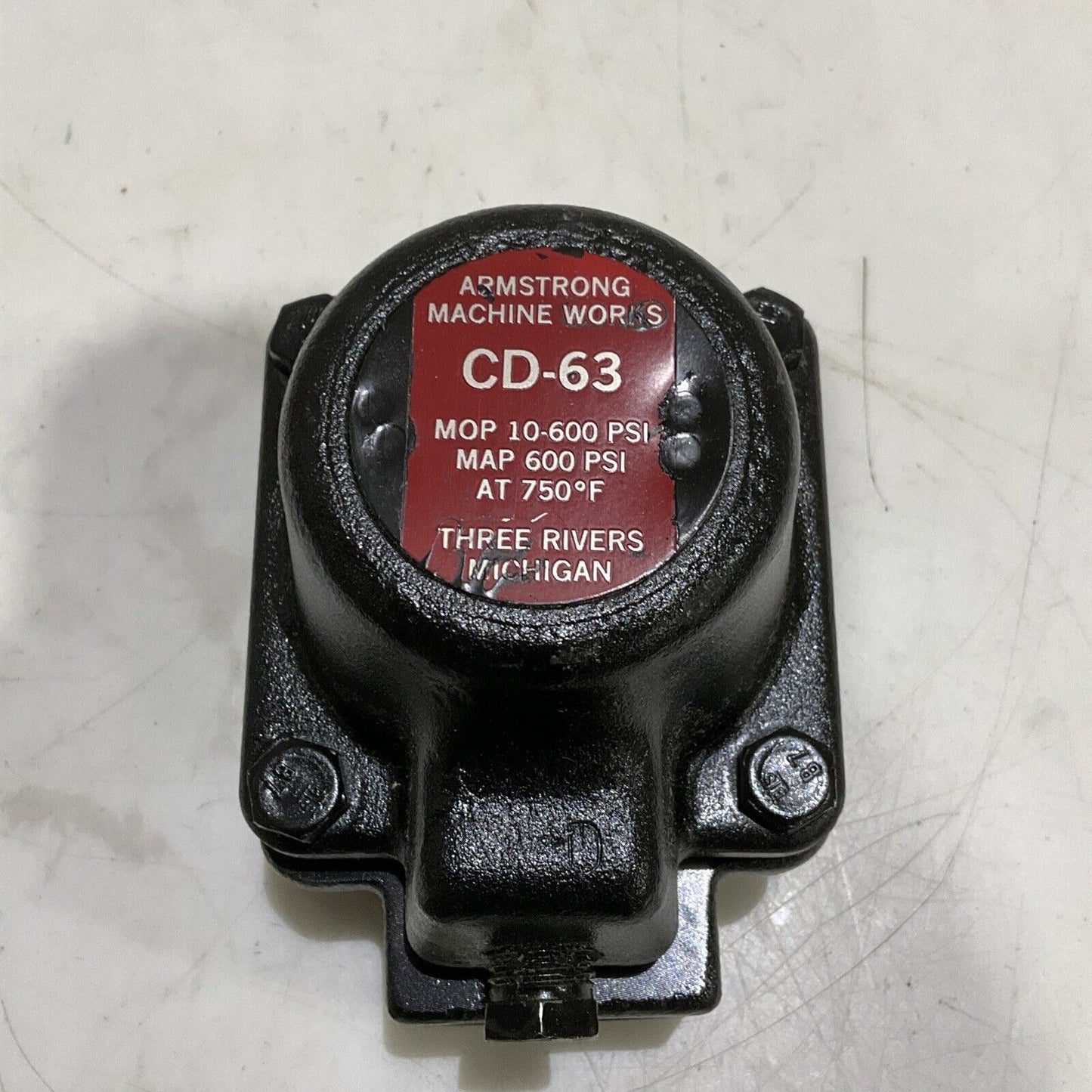 ARMSTRONG MACHINE WORKS CD-63 STEAM TRAPS 10-600 PSI 750 F 373