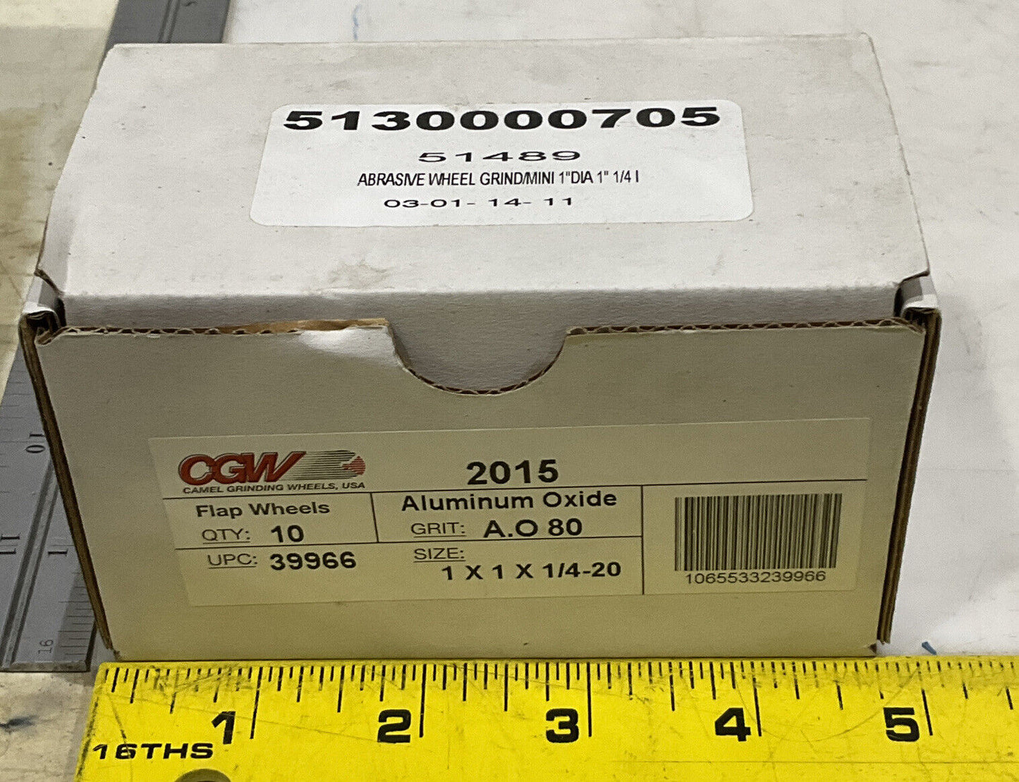 CGW 3996 A.O 80 ABRASIVE FLAP WHEELS LOT OF 10 373