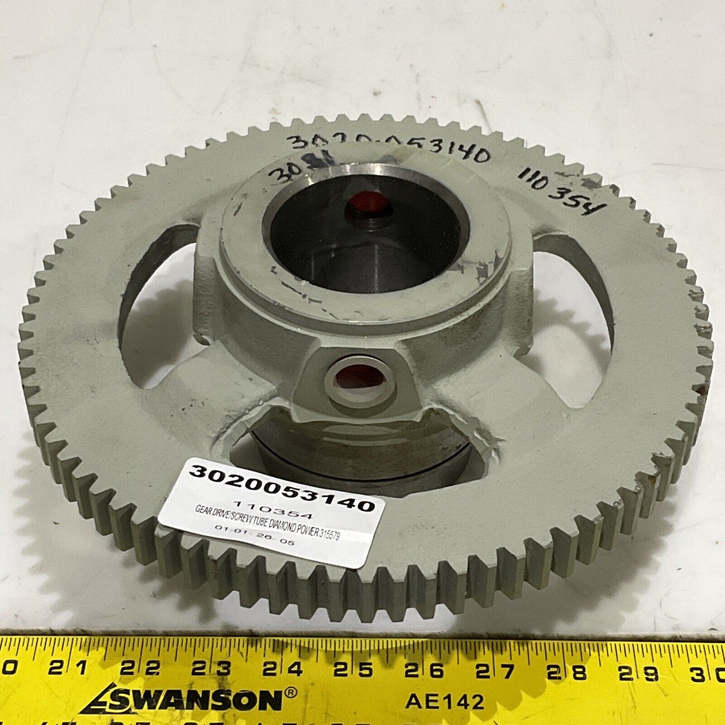 DIAMOND POWER 315579-1142 DRIVE/SCREW TUBE GEAR SOOTBLOWER MDL IR-3 373