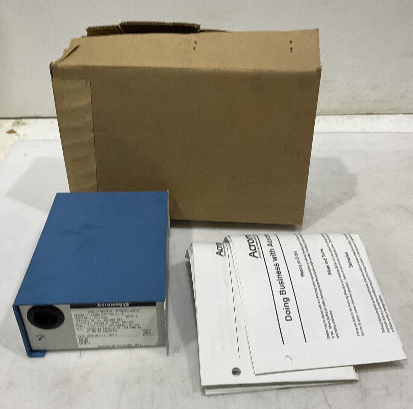 ACROMAG 160A-VM-SN-L-1 115 VAC ALARM RELAY 373