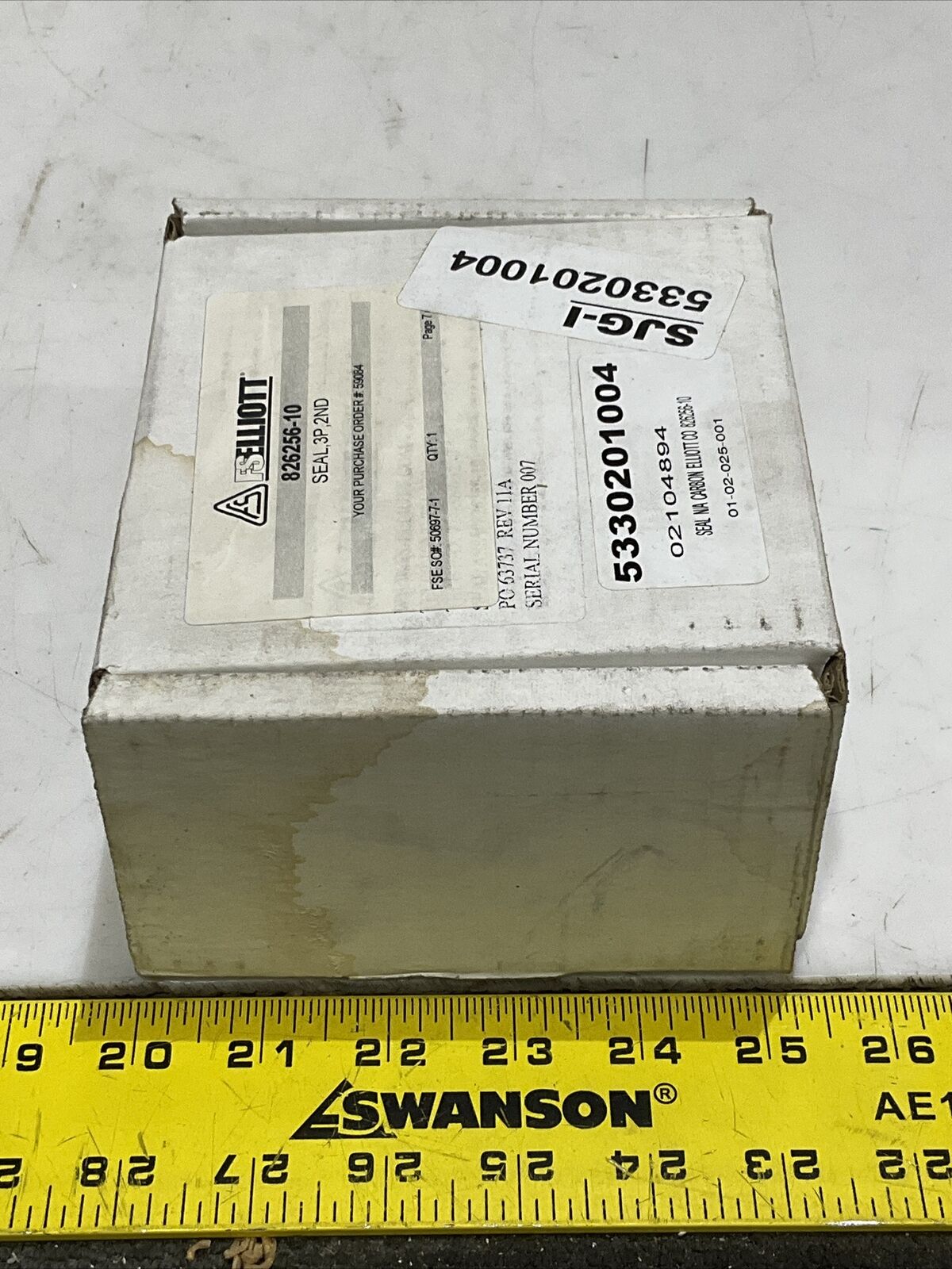 ELLIOTT 826256-10 SEAL 2ND 3P CARBON 373
