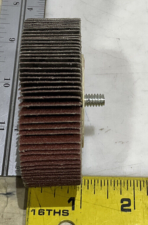 ALFA TOOLS FW61772T THREADED SHAFT FLAP WHEELS 80 GRIT LOT OF 10 373