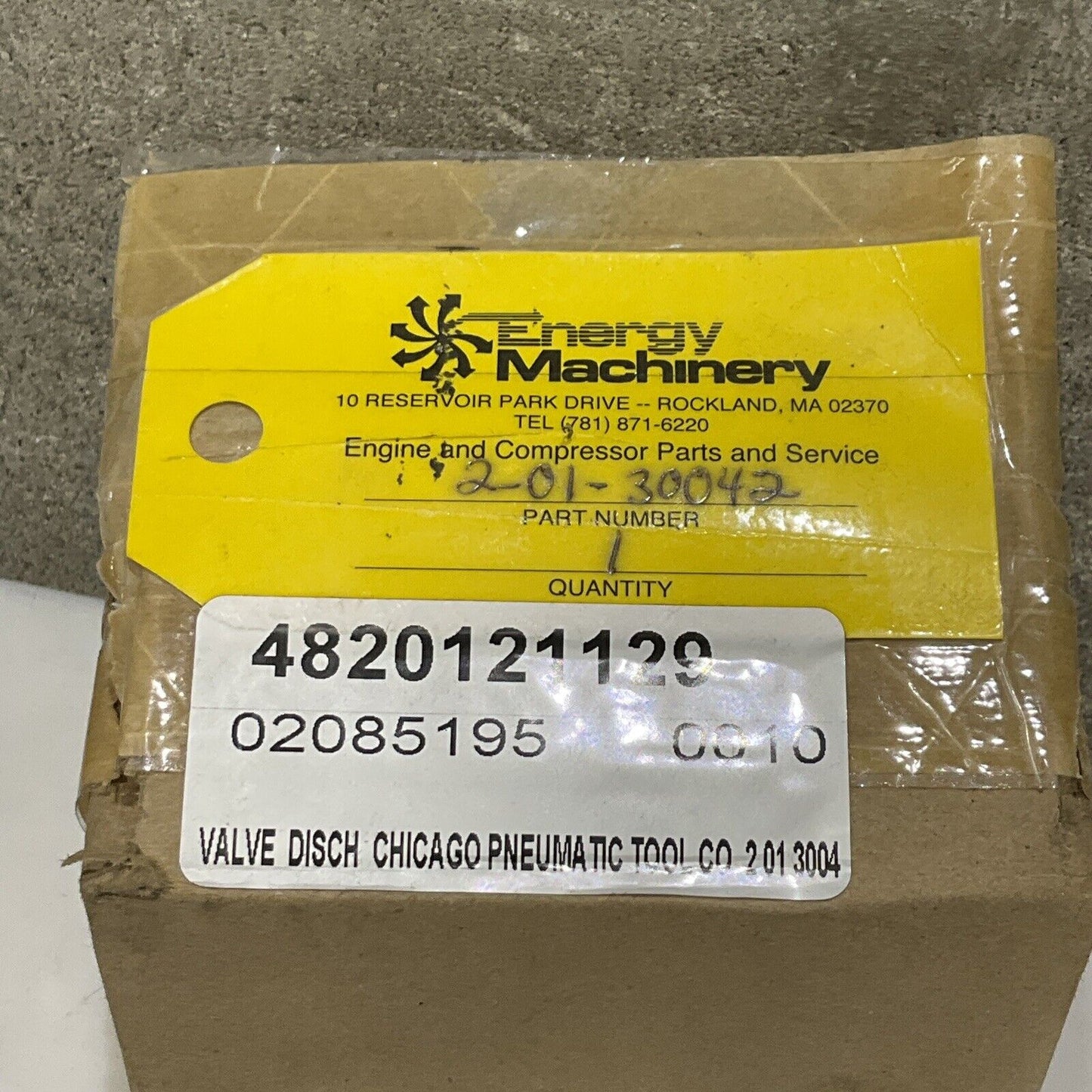 CHICAGO PNEUMATIC TOOL 2-01-30042 DISCHARGE VALVE 373