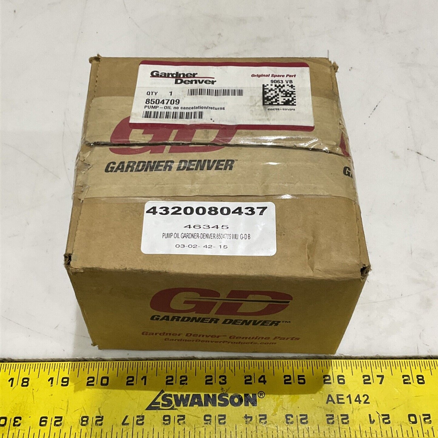 GARDNER DENVER 8504709 2LFDH-CC-4-7 OIL PUMP 373